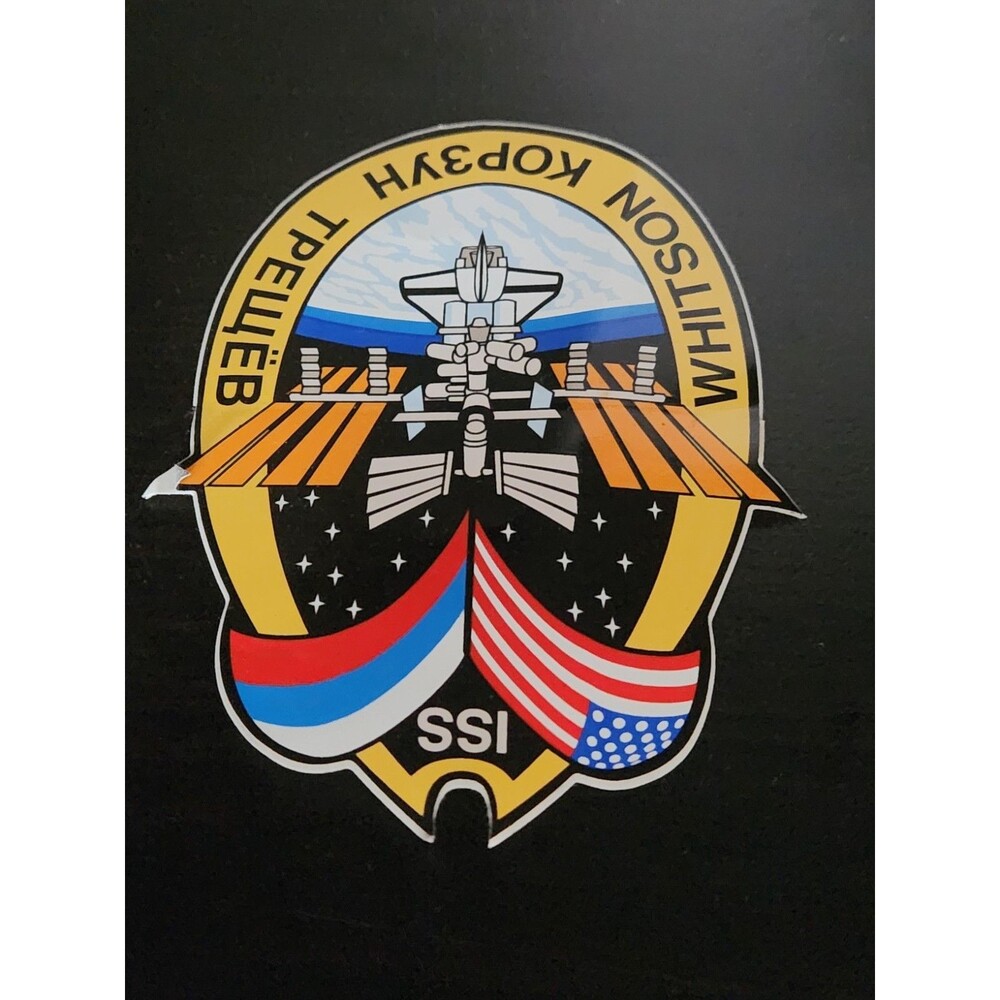 NASA ISS International Space Station Expedition 5 STICKER Original VTG 2002